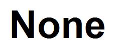 None Logo