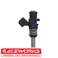 Raceworks Fuel Injector 1200cc Short W/ext Nose 14mm Bosch Connector Thumbnail