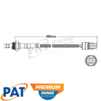PAT Premium Oxygen Lambda Sensor Thumbnail