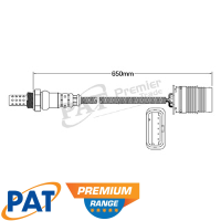 PAT Premium Oxygen Lambda Sensor Thumbnail
