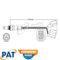 PAT Premium Oxygen Lambda Sensor Thumbnail