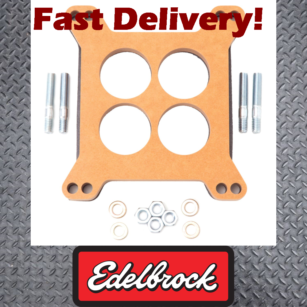 Edelbrock CARB SPACER 1/2" 4HOLE suits Holden 253 308 5.0 Performance