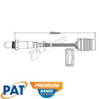 PAT Premium Oxygen Lambda Sensor Thumbnail