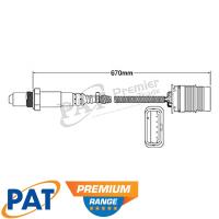 PAT Premium Oxygen Lambda Sensor Thumbnail
