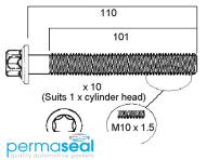 Permaseal Cylinder Head Bolt Set Thumbnail