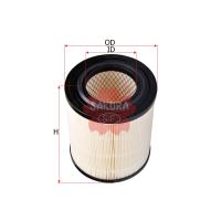Sakura Engine Air Filter (Cross Ref: FA3495, A-1724, A1294, RAF110) Thumbnail