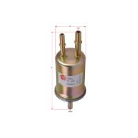 Sakura In-Line Fuel Filter Metal Body Thumbnail