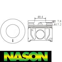Nason Piston & pin set Thumbnail