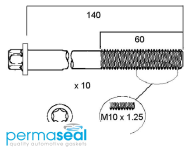 Permaseal Cylinder Head Bolt Set Thumbnail