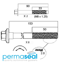 Permaseal Cylinder Head Bolt Set Thumbnail