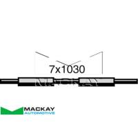 Mackay Coolant Recovery Tank Hose fits Holden Rodeo 3.2L V6 Petrol (1998 - 2003) Thumbnail