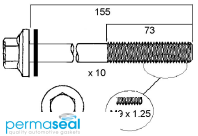 Permaseal Cylinder Head Bolt Set Thumbnail