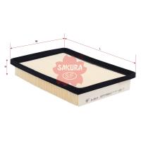 Sakura Engine Air Filter (FA3384 / A-2819 / Cross Ref: Ryco A1446) Thumbnail