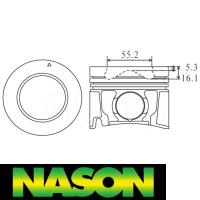 Nason Piston & pin set Thumbnail