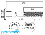 Permaseal Cylinder Head Bolt Set Thumbnail