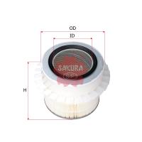 Sakura Heavy Duty Finned Air Filter (Cross Ref: FA3483, AS-1031, Ryco HDA5804) Thumbnail