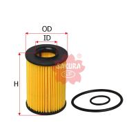 Sakura Eco Oil Filter Element - Cross Reference R2634P A2661800009 Thumbnail
