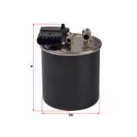 Sakura In-Line Metal Body Fuel Filter for Mercedes-Benz Thumbnail