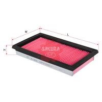 Sakura Engine Air Filter (Cross Ref: Ryco A1591, A-1878) Thumbnail