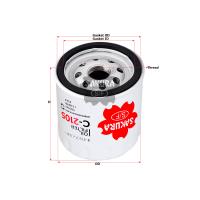 Sakura Oil Filter  Spin-On Full-Flow Fits Z543 1109-N2 Thumbnail