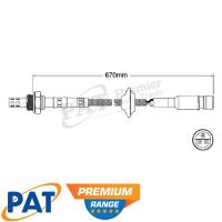 PAT Premium Oxygen Lambda Sensor Thumbnail