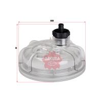 Sakura Replacement Plastic Bowl for Fuel & Water Separator Filters Thumbnail