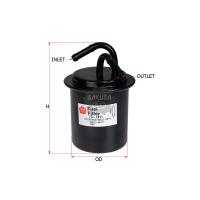 Sakura In-Line Fuel Filter EFI 42072-AA010 Z34 For Subaru Thumbnail