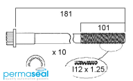 Permaseal Cylinder Head Bolt Set Thumbnail