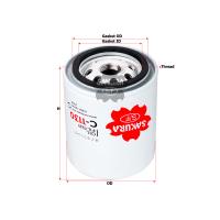 Sakura Spin-On Engine Oil Filter Replacement 15601-13010 Z158 Thumbnail