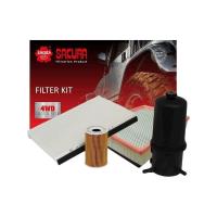 Sakura 4WD Filter Service Kit Interchangeable With Ryco RSK27C to Suit Volkswagen Amarok 2.0L Thumbnail