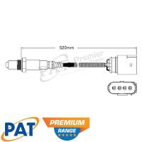 PAT Premium Oxygen Lambda Sensor Thumbnail